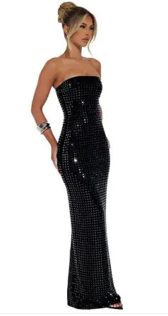 Tube Rhinestone dress