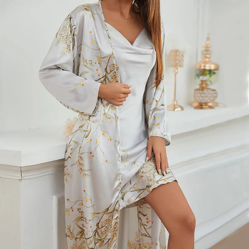 Ladies' Homewear Lace-Up Nightdress